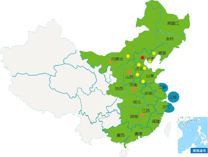 中(zhōng)國旭陽集團有限公司業務覆蓋範圍
